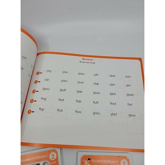 Hooked on Phonics 1998 Learn to Read Kits Level 2 Workbook and Cassettes Only - Picture 4 of 5